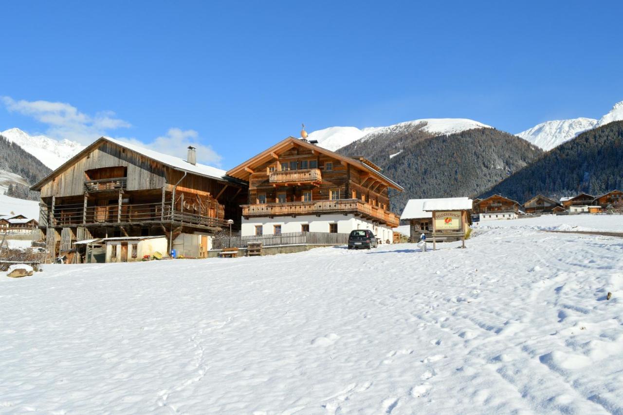 Feldererhof Apt Almenblick Santa Maddalena in Casies Exterior foto